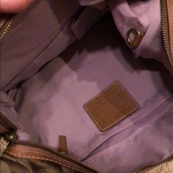 Metallic gold Coach hobo - Picture 6 of 7